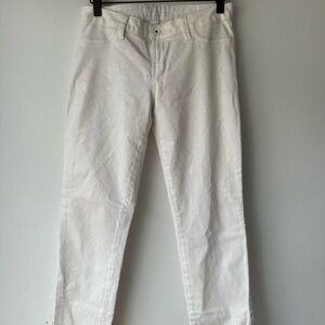 Guess White Snakeskin Textured Jeans sz 28